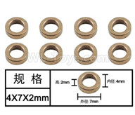 HG P601 Parts-Bearing-Oil bearing(8pcs) Parts-4x7x2mm-W04002,HG P601 RC Truck Parts 6x6 1/10 Parts 